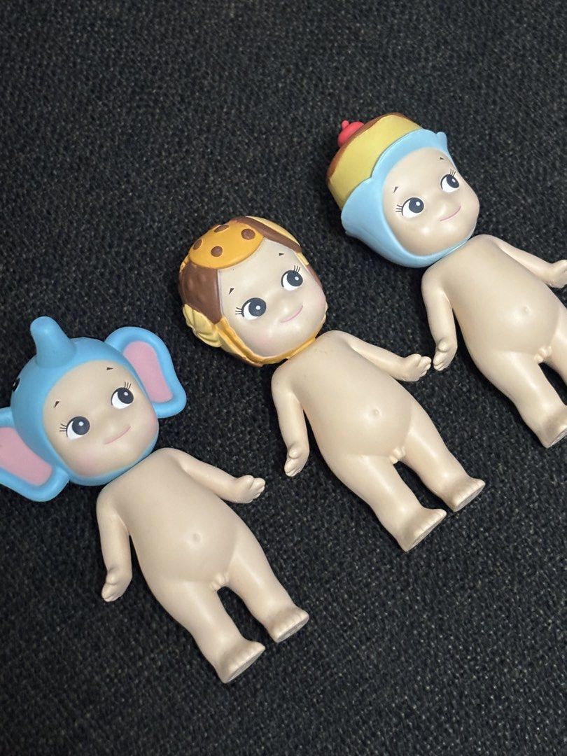 Sonny Angel Pudding, Cookie & Elephant (Category: Designer & Blind Box Toys) located in Makati City. Submitted by jinkookcartss (Listing ID 1469980601, Image 2). Description: - mop: gcash - mod: lalamove / grab (sdd only) - sold as a set - mint condition but no box & foil.