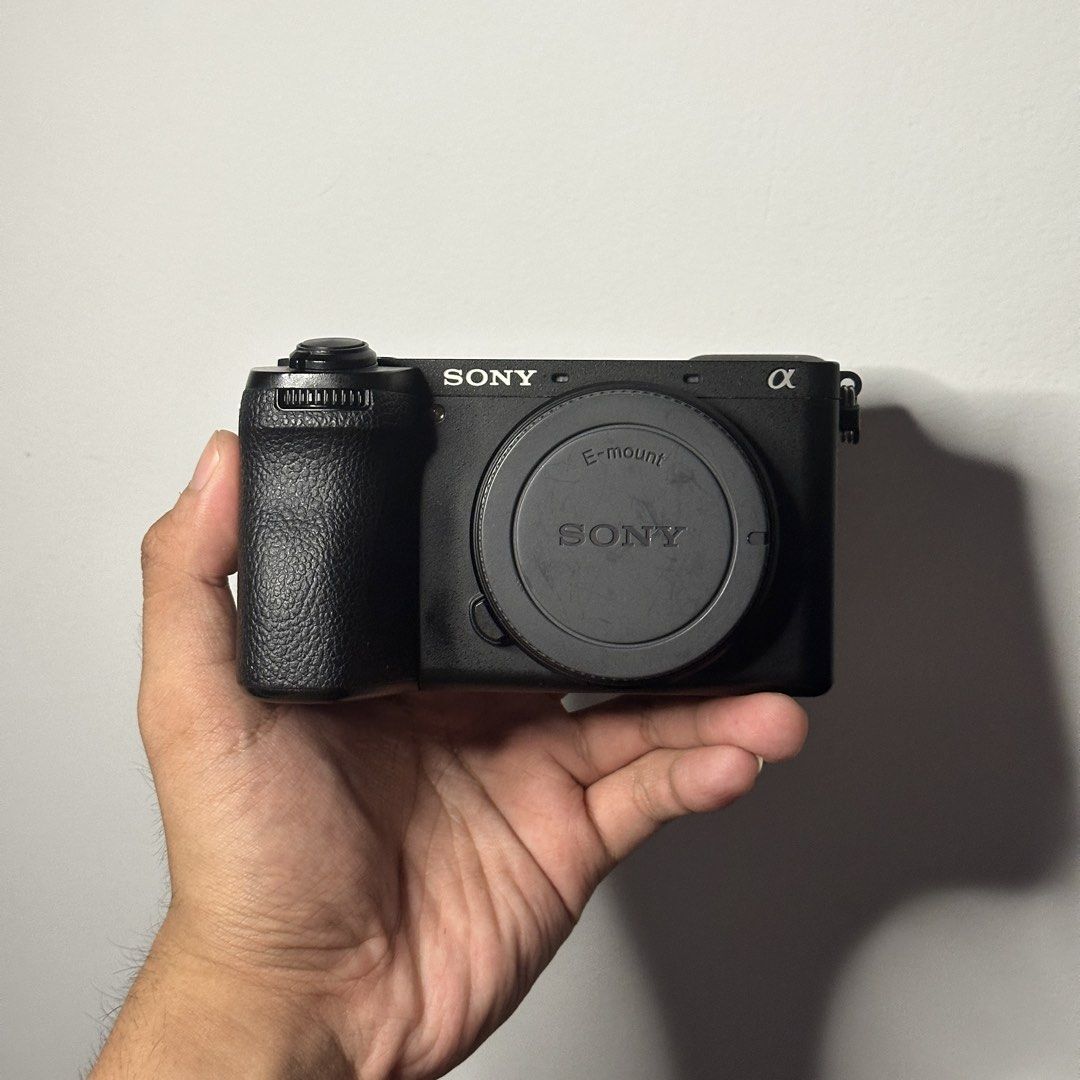 Sony a6700 (Category: Cameras) located in Lal-Lo. Submitted by hush_clo (Listing ID 1470032870, Image 1). Description: (PRELOVED) Sony a6700 (slightly negotiable) (sale or swap fullframe) sc: 70k+ inclusions - Body - strap - Original Battery - monitor has screen protector - signs of use - Clean sensor (free sensor cleaner) Bought april last year rfs: Switching to Full-frame Loc: Tuguegarao City, Cagayan.