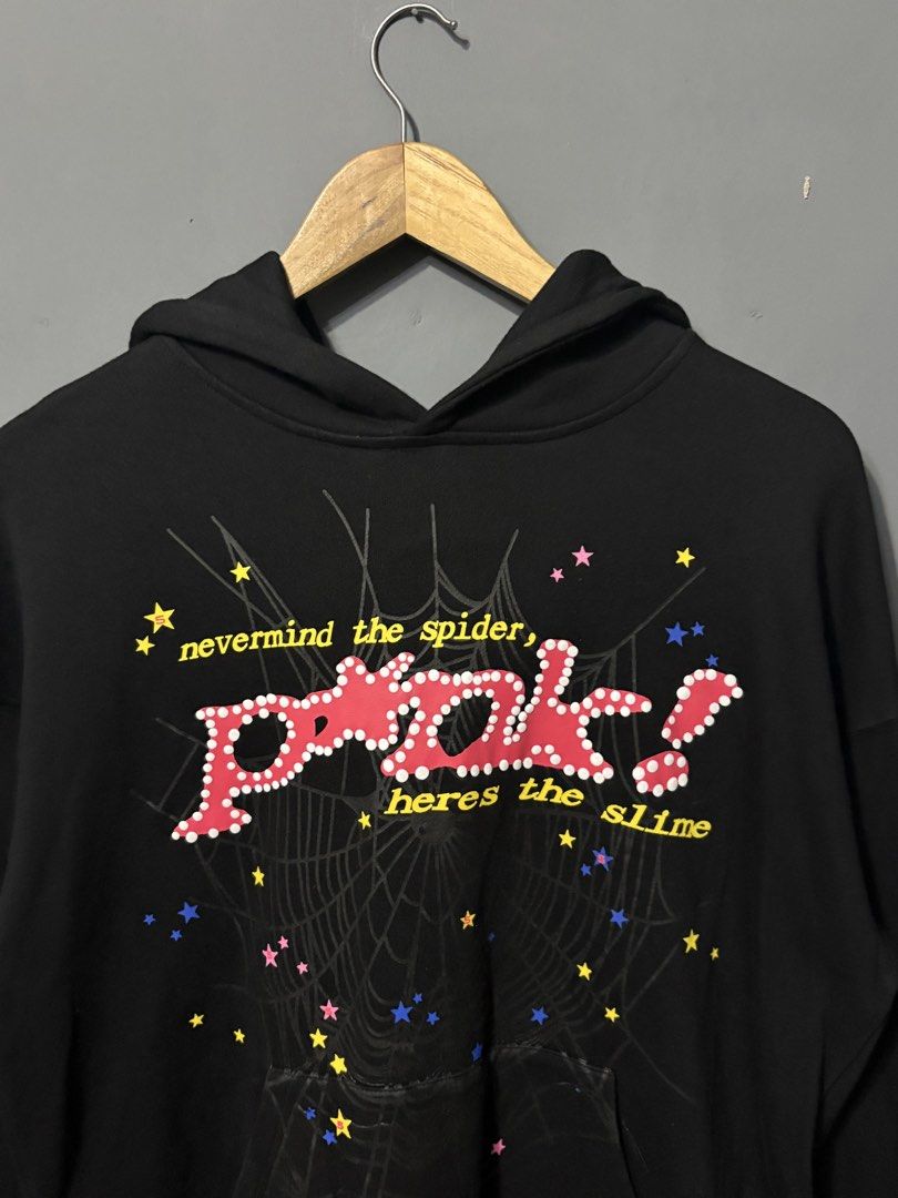 Sp5der Paint Splatter Hoodie Jacket (Category: Coats, Jackets and Outerwear) located in Iloilo. Submitted by bygone.ph (Listing ID 1470032313, Image 2). Description: 23.5x26.5.