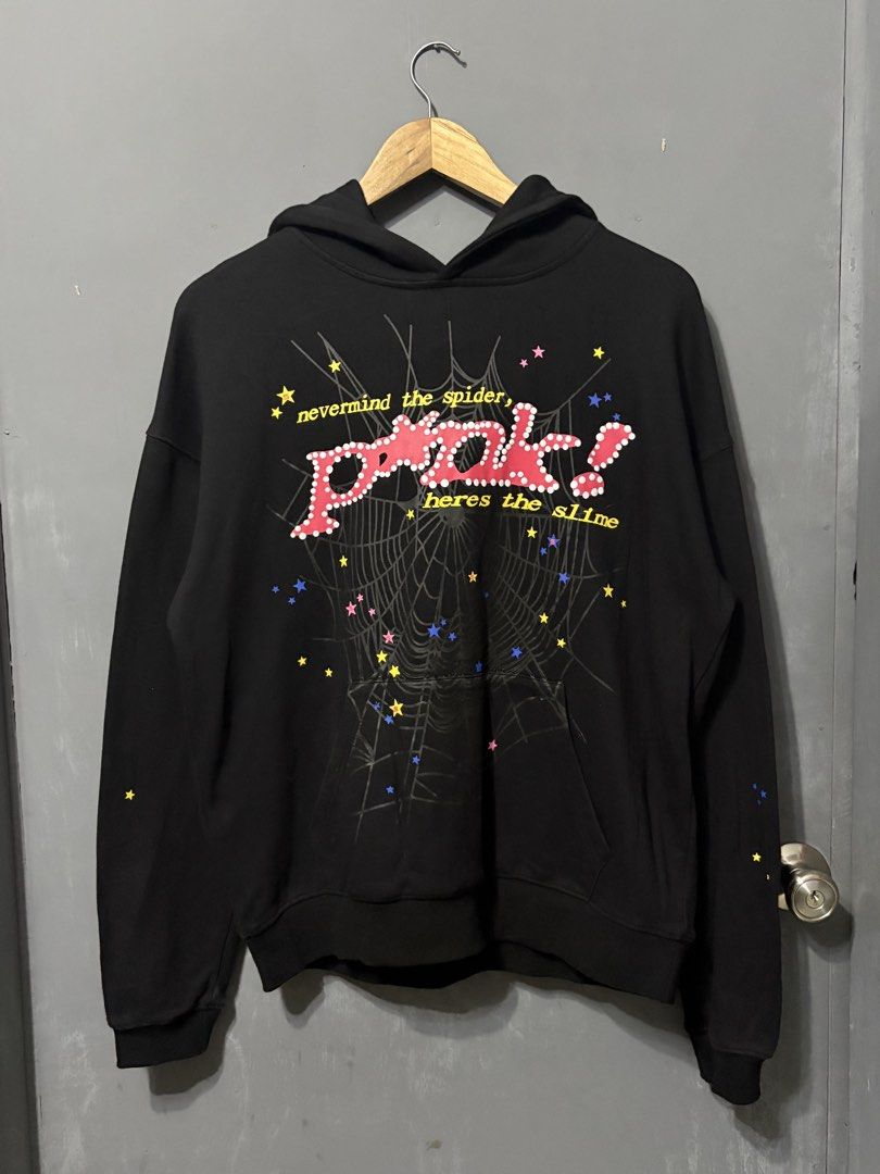 Sp5der Paint Splatter Hoodie Jacket (Category: Coats, Jackets and Outerwear) located in Iloilo. Submitted by bygone.ph (Listing ID 1470032313, Image 1). Description: 23.5x26.5.