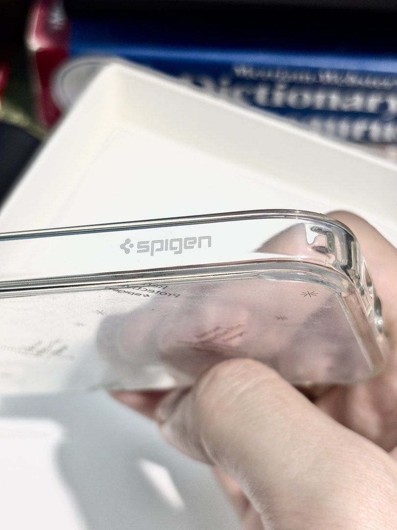 Spigen Clear Protective Case – iPhone 14 Plus / 15 Plus (Category: Cases & Sleeves) located in Manila. Submitted by tindero_ng_ano (Listing ID 1470089530, Image 3). Description: Spigen Clear Protective Case – iPhone 14 Plus / 15 Plus -Air Cushion Technology for impact protection -Compatible with iPhone 14 Plus / 15 Plus -Brand new, film cover still intact -No box, case only Price: ₱400 Message me if interested!.