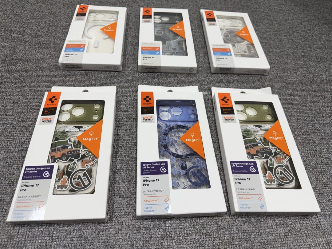 Spigen iphone 17/18 pro case Clear white (Category: Cases & Sleeves) located in Valencia. Submitted by pawprint22 (Listing ID 1470068551, Image 2). Description: decluttering.