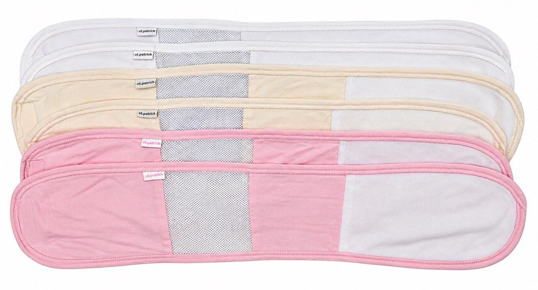St. Patrick Binder (Bigkis) (Category: Babies & Kids Fashion) located in Angeles City. Submitted by aeapreloved (Listing ID 1470054477, Image 1). Description: Baby Binder / Bigkis – Set of 6 •Preloved baby binders in white, cream, and pink. •Soft fabric with breathable mesh panels. •Useful for keeping baby’s tummy gently covered. Condition: Used once or twice only Bought for ₱229-₱239 each.