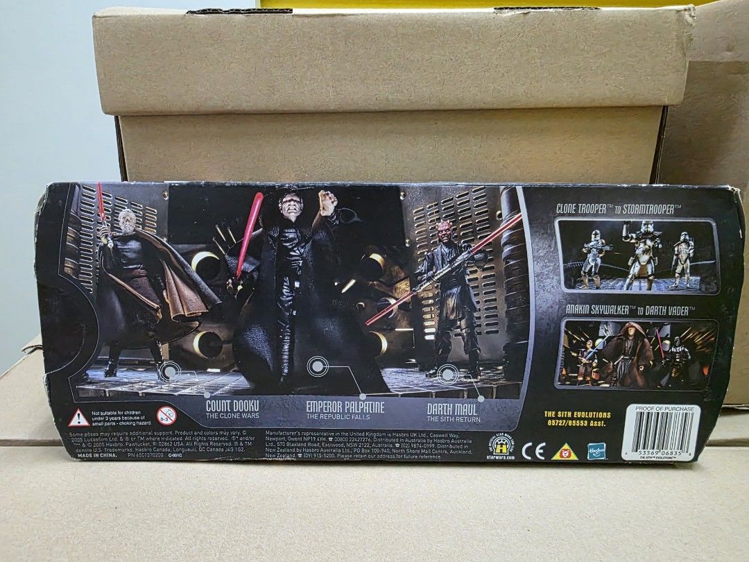 Star Wars Evolutions The Sith Action Figure Set, Toys & Collectibles ...