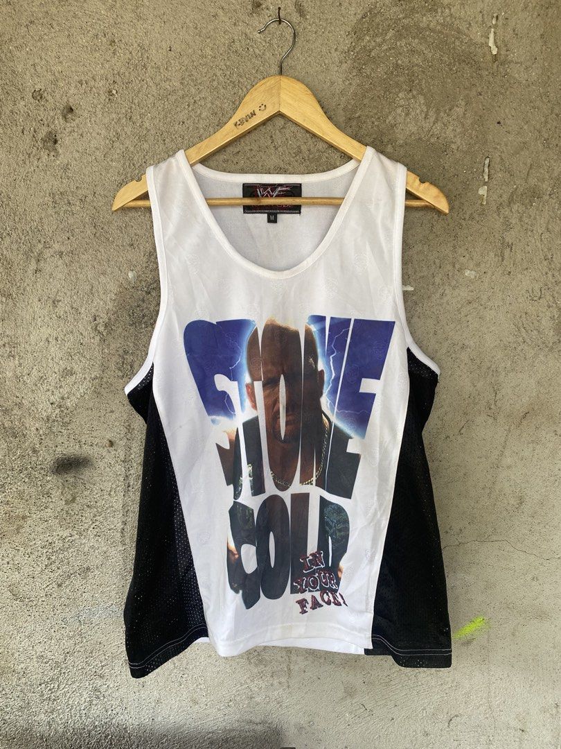 Stone Cold Steve Austin mesh tank top (Category: Activewear) located in Tagum. Submitted by keviincoje04271 (Listing ID 1470009188, Image 1). Description: Excellent condition no issue.