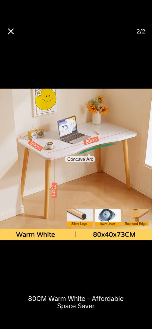 Study table with chair (Category: Office Furniture & Fixtures) located in Manila. Submitted by _nicx5 (Listing ID 1470019322, Image 1). Description: .