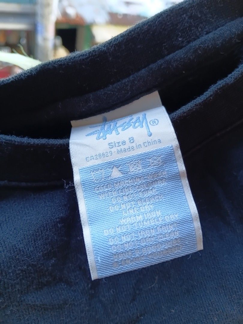Stussy Authentic Gear Black Sweatshirt Size S (Category: Coats, Jackets and Outerwear) located in Manila. Submitted by grandflower-547aee (Listing ID 1470071985, Image 2). Description: - Brand: Stussy Authentic Gear - Color: Black with yellow embroidery and shoulder piping - Size: S (tag attached) - Material: Cotton with clean interior fleece lining - Condition: Excellent, standard long sleeve pullover fit - Made in China.