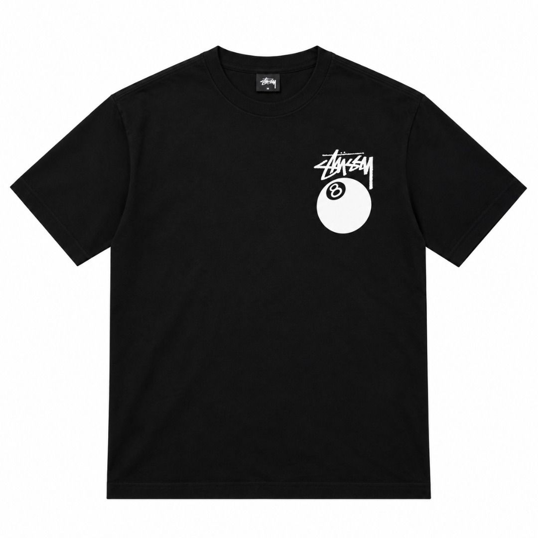 Stussy Eight Ball Tee (Category: Tshirts & Polo Shirts ) located in San Fernando. Submitted by fynder (Listing ID 1469954847, Image 1). Description: Stussy Eight Ball Tee Auth with tags and ziplock Available Sizes: S - XL Colorway : Black / White 💬 DM for more Photos or Size Chart 📦 Fast processing (Air cargo freight) 💬 More drops daily on IG: @fynder1 🔒 Buyer protection through Carousell — shop with confidence .