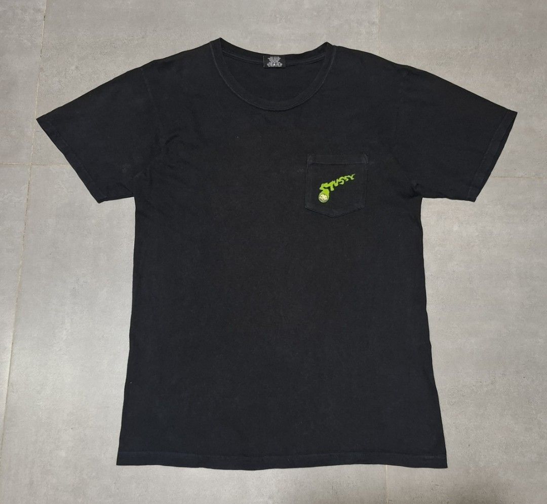 Stussy Sorcerer Pocket tee (Category: Tshirts & Polo Shirts ) located in Rizal. Submitted by marcothrifts (Listing ID 1470088389, Image 2). Description: Stussy Sorcerer Pocket tee M on tag Width: 20 Length: 27 Color rate: 9.8/10 Verygood Condition No issue.