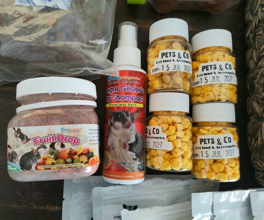 Sugar Glider Treats Bundle Hamster Small Pet Food Snacks Fish Snack ...