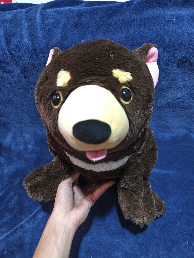 Sun Bear Stuffed Toy Plush Brown (Category: Plushies & Soft Toys) located in Manila. Submitted by kirstentoyshub (Listing ID 1470016142, Image 1). Description: - Adorable brown sun bear plush toy - Features iconic yellow chest marking and pink inner ears - Made with soft, fuzzy fabric all over - Cute details include dark bead eyes and a playful sticking-out tongue - Great gift for kids or addition to any plush collection.