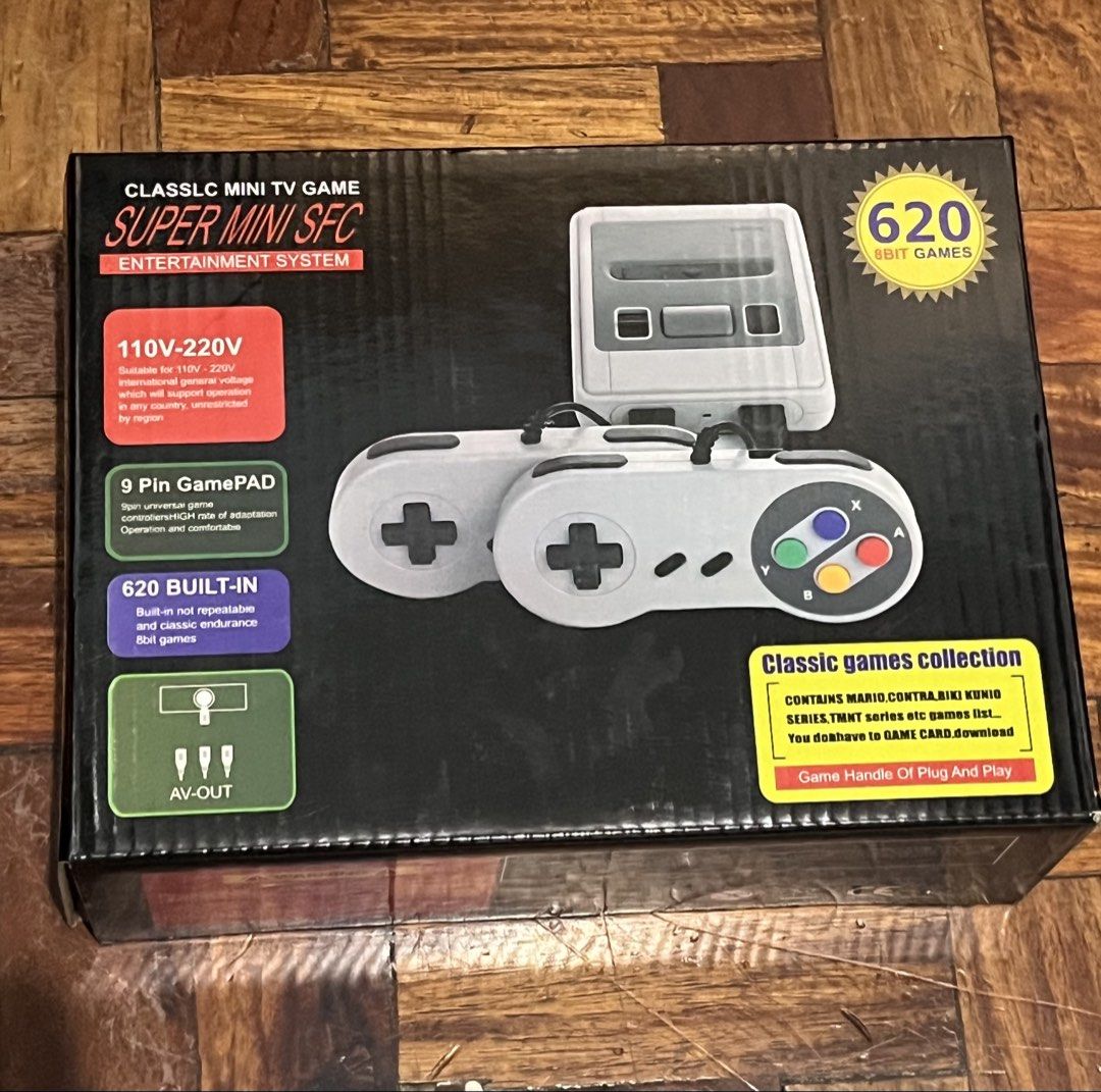 Super Mini FSC “Classic Mini Tv Game Console” (620 8bit games”) (Category: Others) located in Quezon City. Submitted by pwrproductions (Listing ID 1469996589, Image 1). Description: .