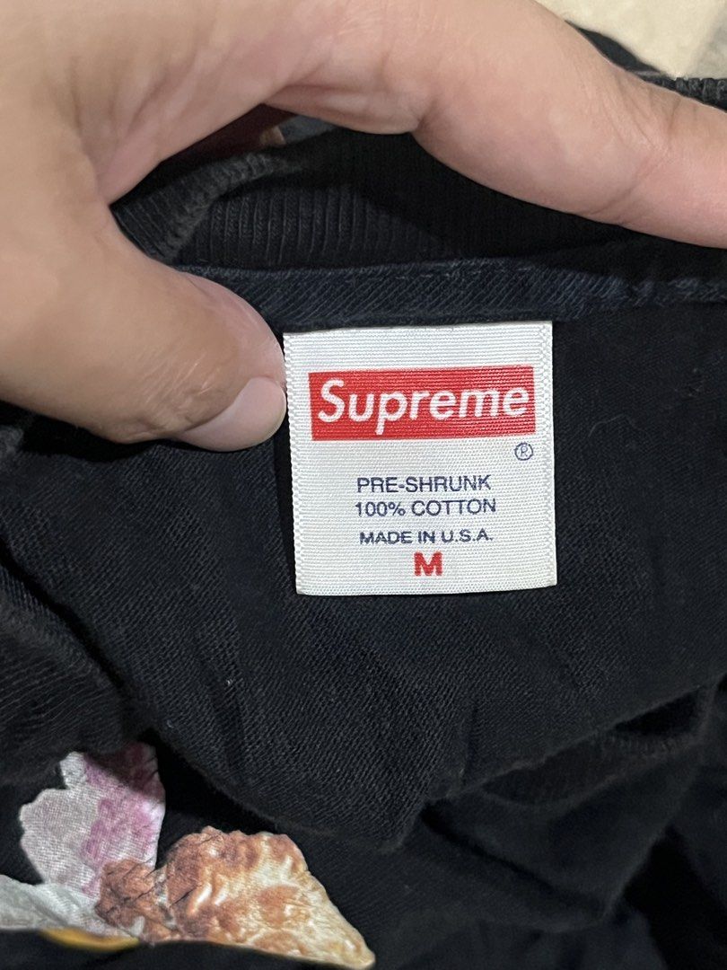 Supreme Cupid (Category: Tshirts & Polo Shirts ) located in Baguio. Submitted by chus_lucks_clothing_shop (Listing ID 1470059868, Image 3). Description: Cupid Supreme Excellent Condition May konting hairline Size : M 22x29 .