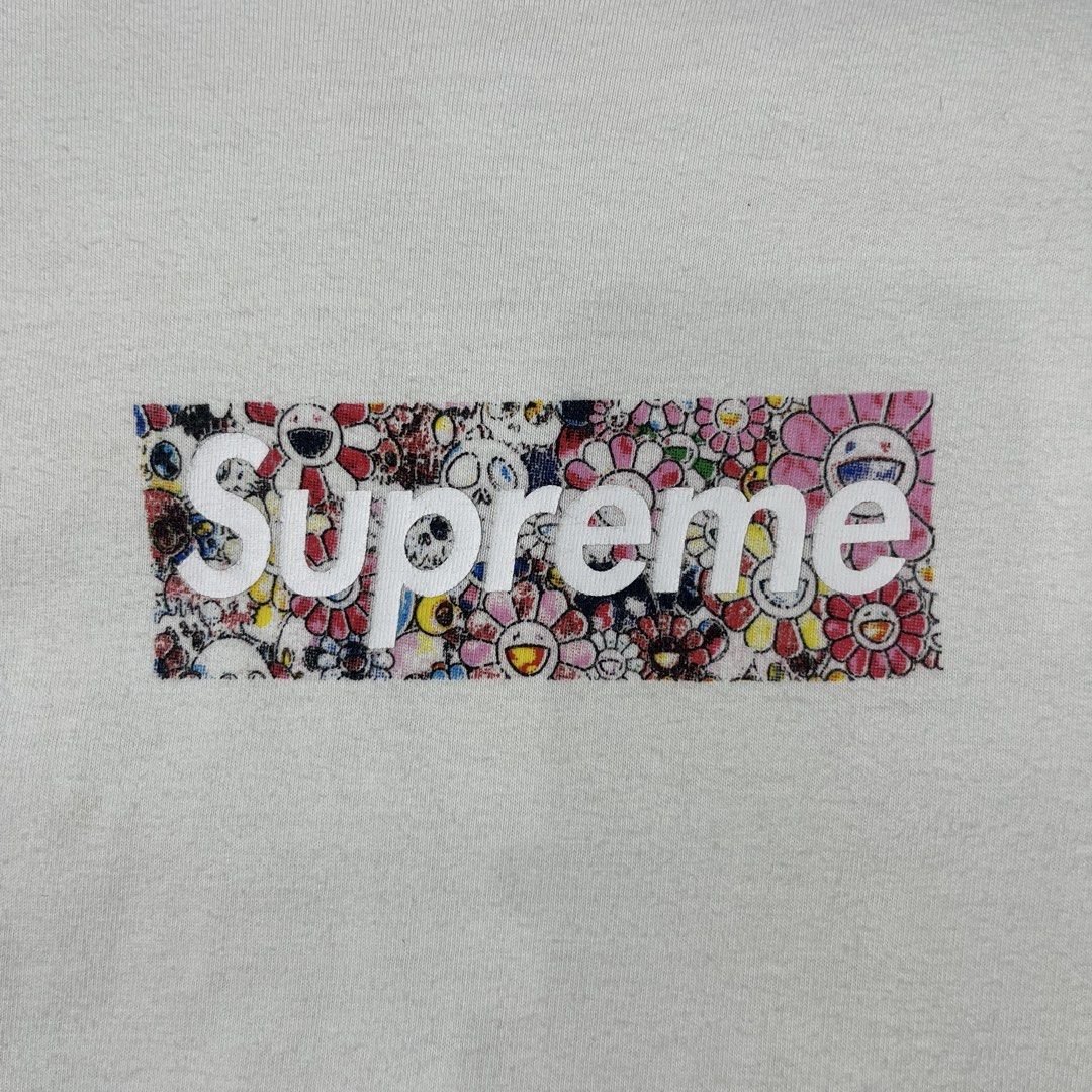 Supreme Takashi Murakami Shirt (Category: Tshirts & Polo Shirts ) located in Nasugbu. Submitted by janstuffs.ph (Listing ID 1470087236, Image 3). Description: Supreme Takashi Murakami White Shirt Size: Large on tag - Best fit Large Width: 21" Length: 29" Condition: 9.5/10 Excellent Flaw: NONE Mine: 780 •Buyer shoulder shipping fee - ship via j&t. •Read details before purchasing..