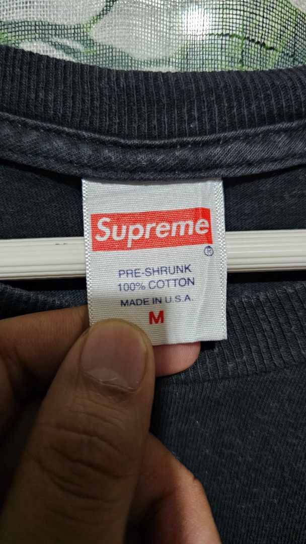Supreme Tee (Category: Tshirts & Polo Shirts ) located in Kibawe. Submitted by Thrift_ni_Babac (Listing ID 1470082621, Image 2). Description: For Sale Suprem3 Tee Medium Size 21 x 28 Very good condition Color Rate: 9.5/10 .