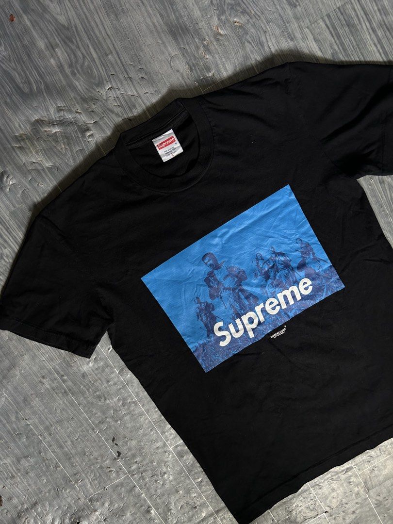 Supreme x Undercover Seven Samurai Tee (Category: Tshirts & Polo Shirts ) located in Manila. Submitted by copothrift (Listing ID 1469955378, Image 2). Description: Dimes: 22.5x26.5 Authentic!! No issuee.
