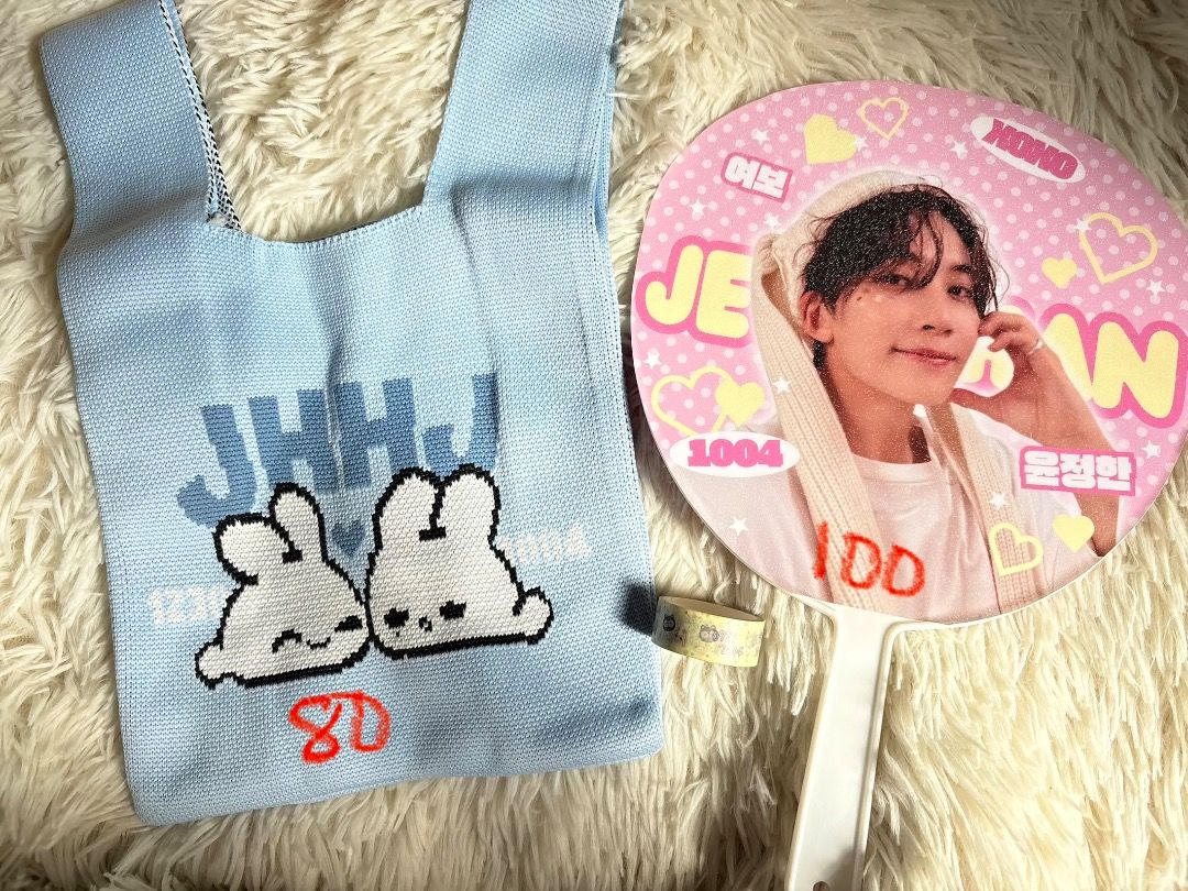 SVT Seventeen Jeonghan Items (mostly from Luckydraw) (Category: K-Wave Merchandise) located in Manila. Submitted by ladyoflight (Listing ID 1470099208, Image 2). Description: - Seventeen Jeonghan Official & Fanmade Merch Collection - Items & Prices: - Blue Embroidered Towel: ₱95 - Purple Banner Towel: ₱150 - Circular Photocard: ₱90 - Square Photocard: ₱95 - Washi Tape Rolls: ₱60 each - Acrylic Charm (Check photos/DM for price) - DM us to check in