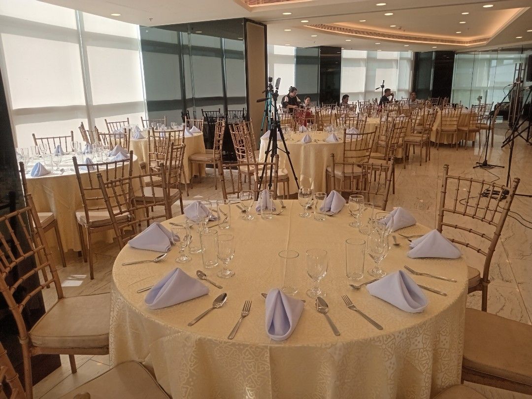 Catering Equipment (Category: Tables & Sets) located in Quezon City. Submitted by bjorn02 (Listing ID 1469963246, Image 2). Description: 🍽️ CATERING EQUIPMENT LIST 🔥 Cooking Equipment Gas Range / LPG Stove Single Burner / Double Burner Stock Pot Large Cooking Pot Frying Pan Wok Rice Cooker Commercial Rice Cooker Steamer Griller Chafing Dish 🍱 Serving Equipment Chafing Dish with Fuel Food Warmer Buffet Table Serving Trays Serving Platters Soup 
