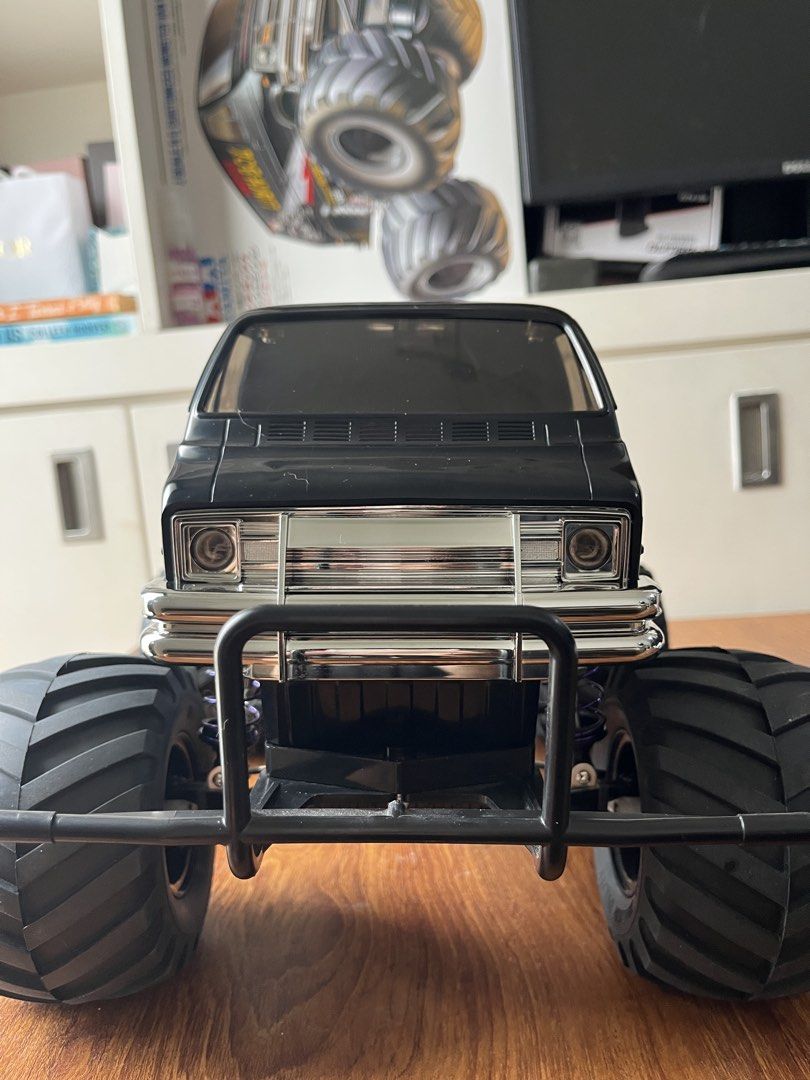 Tamiya Lunch Box RC (Black Edition) (Category: Remote Control Toys) located in Pasig City. Submitted by mark_cedrick (Listing ID 1470005429, Image 1). Description: - Tamiya Lunch Box body in black - Powered by Mabuchi RS-540SH motor - Upgraded ZD Racing oil shocks and DSpower 20kg digital servo - No Battery Included - Dumbo RC Transmitter and Receiver with Gyro Included - Bushing upgraded to metal bearing Rush. Need funds for vet bills. .