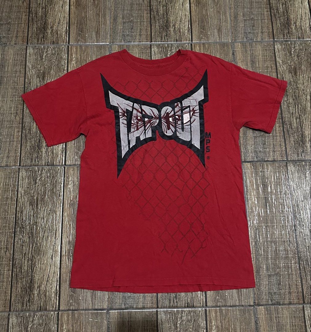 TAPOUT Y2K SHIRT (Category: Tshirts & Polo Shirts ) located in Manila. Submitted by urban.vintage (Listing ID 1470070852, Image 1). Description: : PINHOLE (NEED WASH) MOP :GCASH (NO COD) SHIP VIA: LALAMOVE & J&T LOCATION: PASIG CITY LENGTH: 29 WIDTH :21.