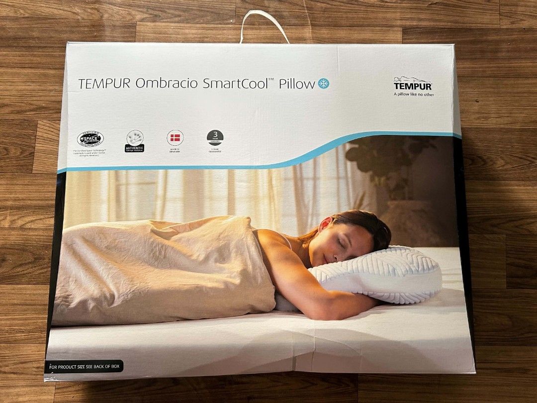 TEMPUR Ombracio SmartCool™ Pillow (Category: Everything Else Others) located in San Jose del Monte. Submitted by earthbounddeity (Listing ID 1469989076, Image 1). Description: Size: 60x50 cm Tempur pillow specifically designed for stomach sleepers. The pillow is brand new, but the box has a few dents due to storage. Price is negotiable. (Cross posted on other platforms).