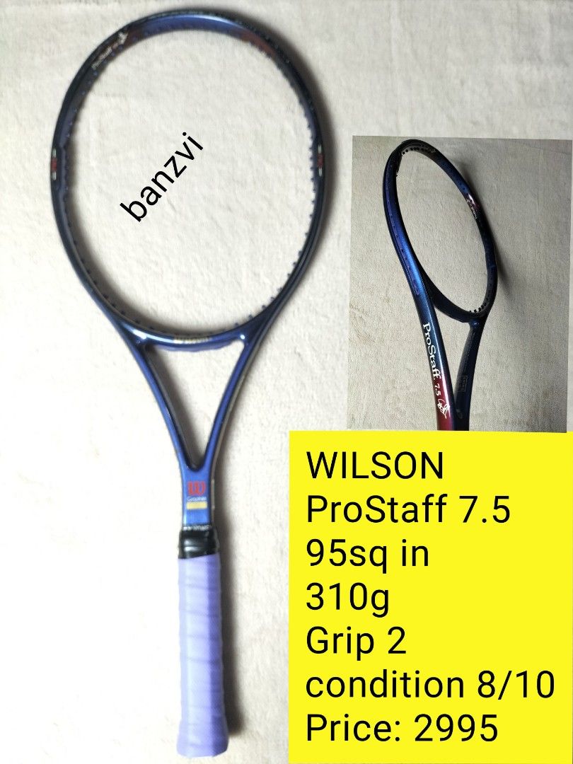 Tennis Racket (Category: Racket and Ball Sports) located in Cainta. Submitted by banzvi73 (Listing ID 1470058476, Image 3). Description: 👍💯 original 👉NO COD/COP PROVINCE 👉Shipping Nationwide 📍 Cainta Rizal PRICES, SPECS POSTED ON EACH PICTURE .