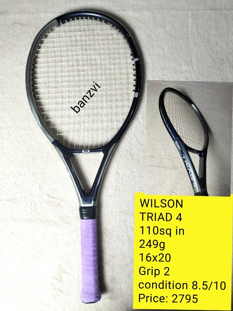 Tennis Racket (Category: Racket and Ball Sports) located in Cainta. Submitted by banzvi73 (Listing ID 1470058476, Image 2). Description: 👍💯 original 👉NO COD/COP PROVINCE 👉Shipping Nationwide 📍 Cainta Rizal PRICES, SPECS POSTED ON EACH PICTURE .