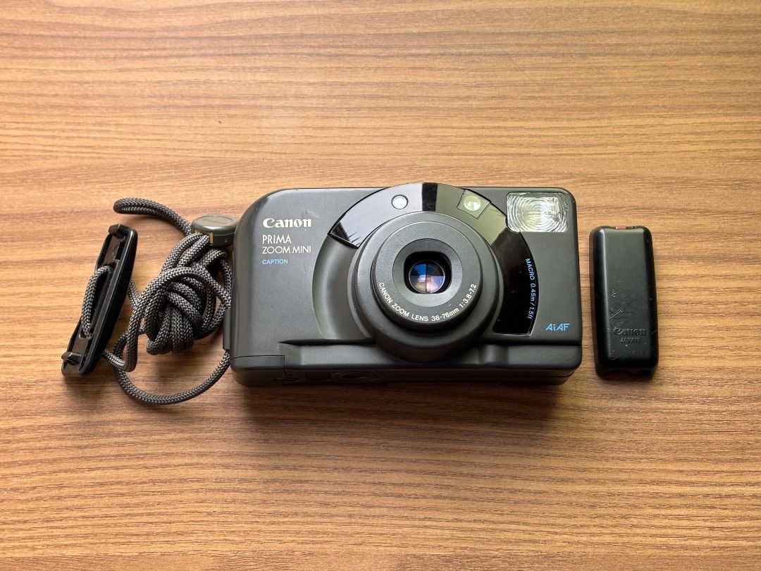 [TESTED] Canon Prima Zoom Mini Caption Film Camera, Photography ...
