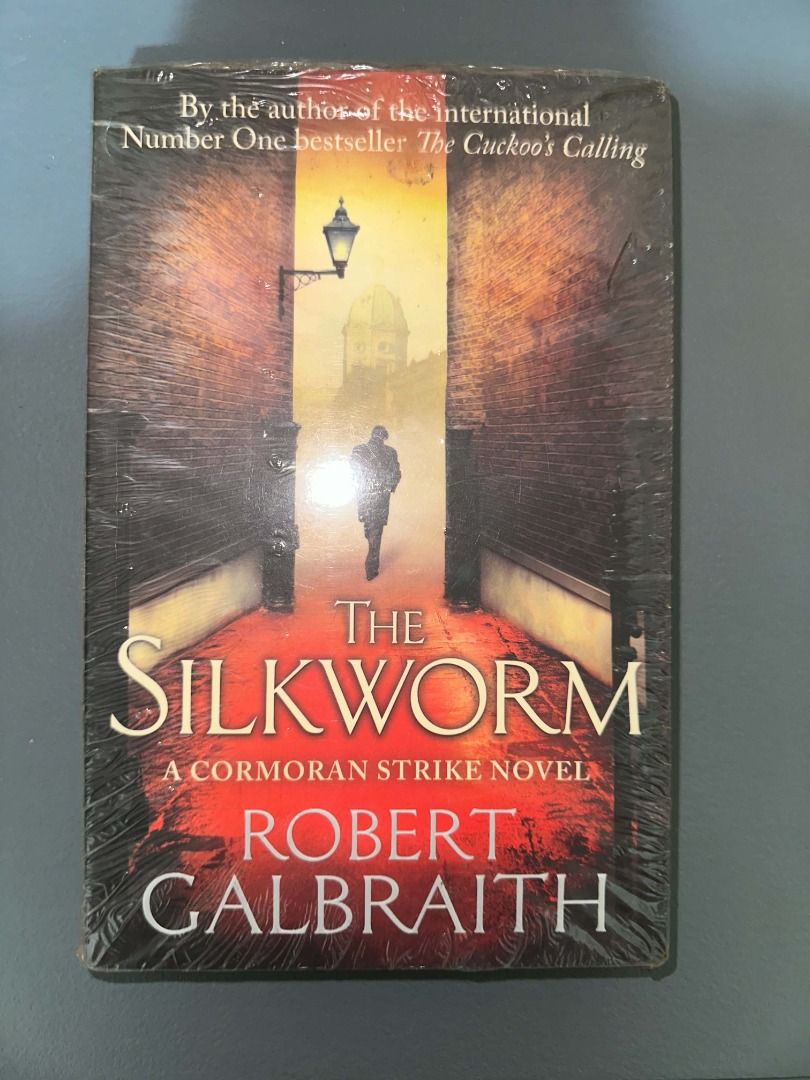 The Silkworm by Robert Galbraith (Category: Storybooks) located in Caloocan City. Submitted by mae2551 (Listing ID 1470092392, Image 1). Description: - Title: The Silkworm (Cormoran Strike) - Author: Robert Galbraith - Genre: Crime Fiction / Mystery - Format: Paperback - Condition: Brand new, original plastic slightly torn.