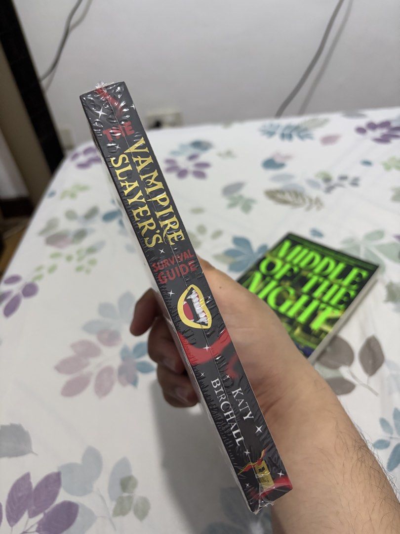 The Vampire Slayer's Survival Guide by Katy Birchall (Category: Storybooks) located in Manila. Submitted by silentphoenix.84d5ee (Listing ID 1470095426, Image 3). Description: - Title: The Vampire Slayer's Survival Guide - Author: Katy Birchall - Condition: Brand new, still sealed in original plastic shrink wrap - Genre: Fun middle-grade fantasy .