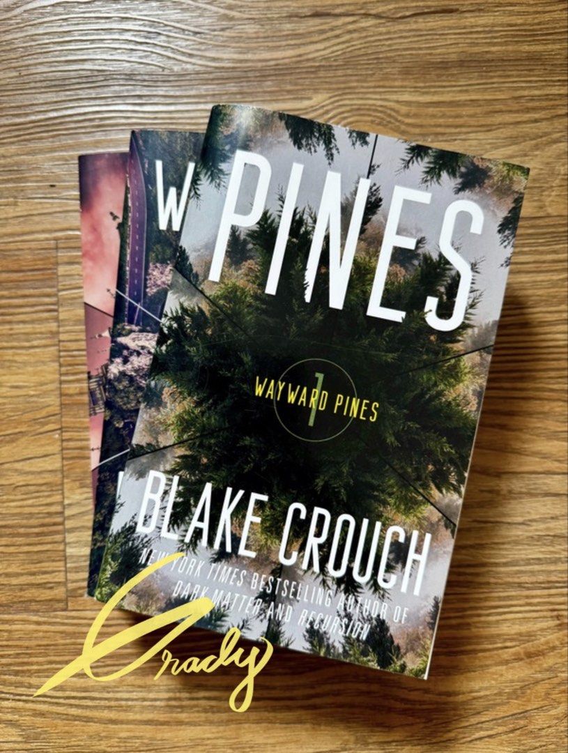 The Wayward Pines Trilogy Book Set by Blake Crouch (Category: Storybooks) located in Quezon City. Submitted by grady_booknook (Listing ID 1469992280, Image 1). Description: Book Condition: Foxing/Tanning on some of the edges Sold as SET.