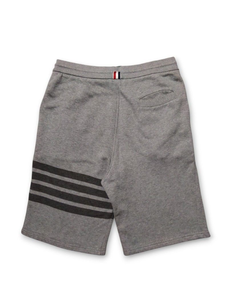 Thom Browne 4-Bar Sweatshort (Category: Luxury Apparel) located in Manila. Submitted by fgkamiseta_2nd (Listing ID 1470039138, Image 2). Description: Thom Browne 4-Bar Sweatshort Size 2 Dimensions Width - 30-36 Length - 21.5 Excellent Condition Authentic Guaranteed ₱ 5,000+ship.