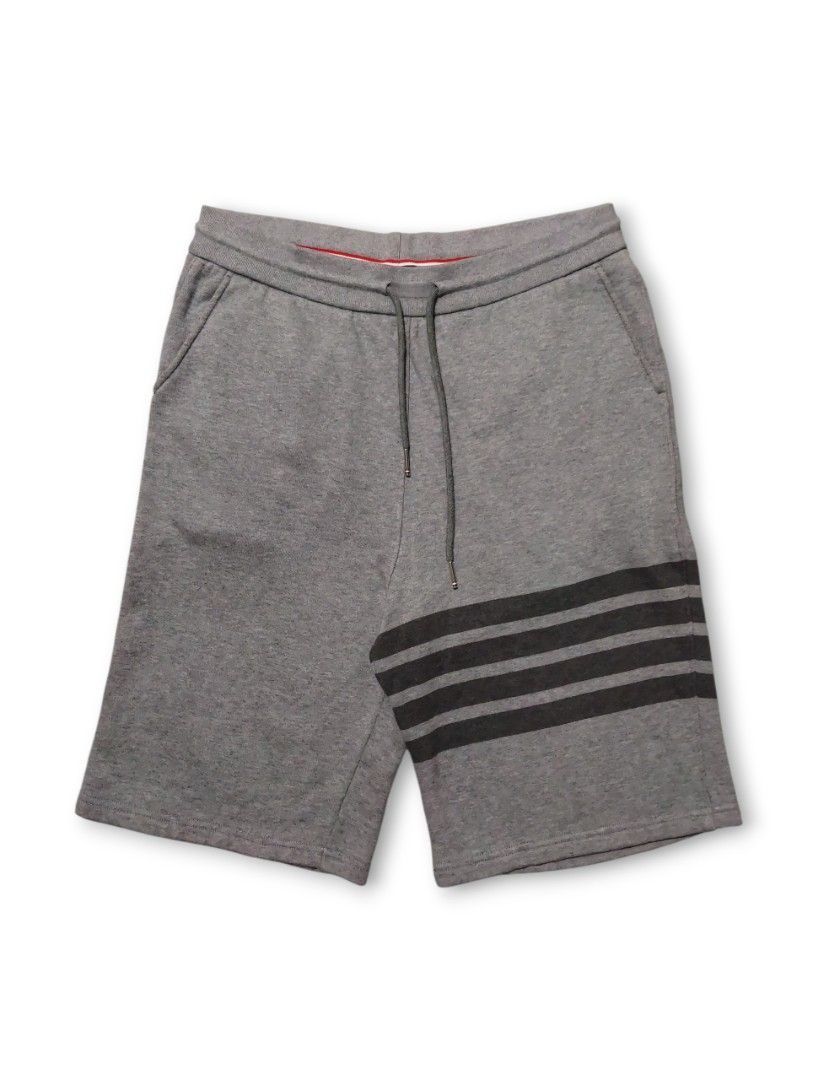 Thom Browne 4-Bar Sweatshort (Category: Luxury Apparel) located in Manila. Submitted by fgkamiseta_2nd (Listing ID 1470039138, Image 1). Description: Thom Browne 4-Bar Sweatshort Size 2 Dimensions Width - 30-36 Length - 21.5 Excellent Condition Authentic Guaranteed ₱ 5,000+ship.