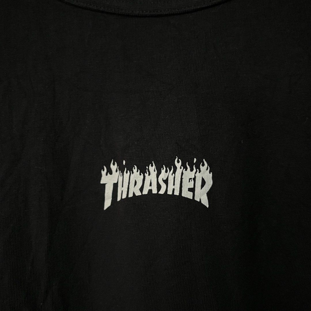 THRASHER LONGSLEEVE (Category: Tshirts & Polo Shirts ) located in Sipalay. Submitted by trustmeyoullbefine (Listing ID 1469997678, Image 3). Description: Size medium 22W 26L Need wash only Fresh from bale No flaws.
