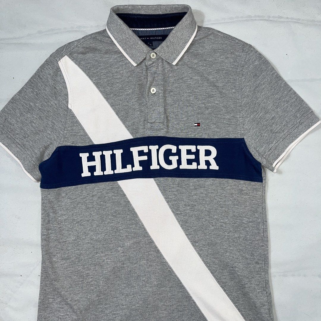 Tommy Hilfiger Biglogo Poloshirt (Category: Tshirts & Polo Shirts ) located in Nasugbu. Submitted by janstuffs.ph (Listing ID 1470107267, Image 3). Description: Tommy Hilfiger. Big Logo Gray Poloshirt 💯Legit! Size: Medium on tag Width: 19.5" Length: 27" Condition: 10/10 Good as new Flaw: NONE Mine: 1080 •Buyer shoulder shipping fee - ship via j&t. •Read details before purchasing..