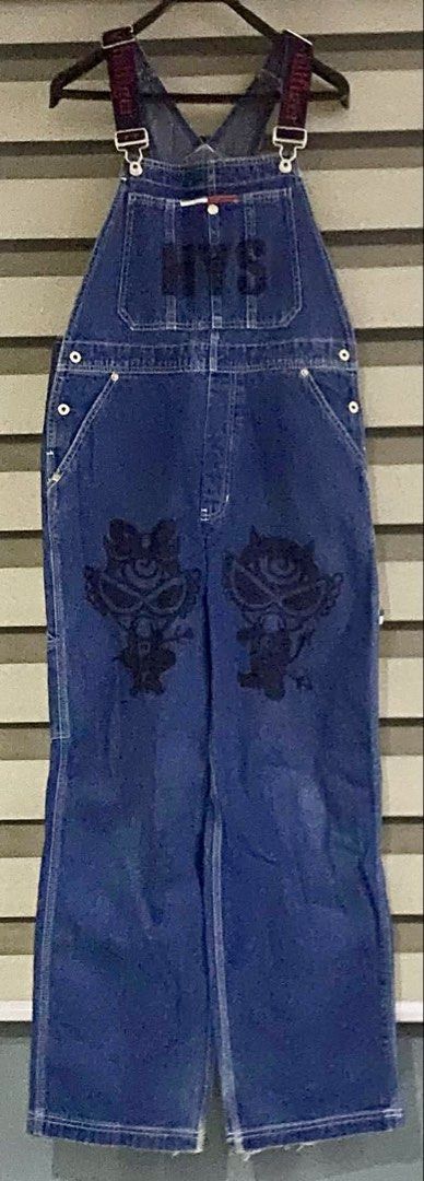 Tommy Jeans Denim Overalls Dungarees Medium (Category: Jumpsuits) located in Quezon City. Submitted by heybailey (Listing ID 1470093752, Image 1). Description: - Brand: Tommy Jeans - Item: Denim Overalls - Color: Dark Blue - Size: Medium (Tag attached) - Fit: Straight leg, great streetwear piece - Details: Branded elastic shoulder straps with metal hardware - Graphics: Embroidered HYS graphics on front legs and back pocket, iconic flag logo patch