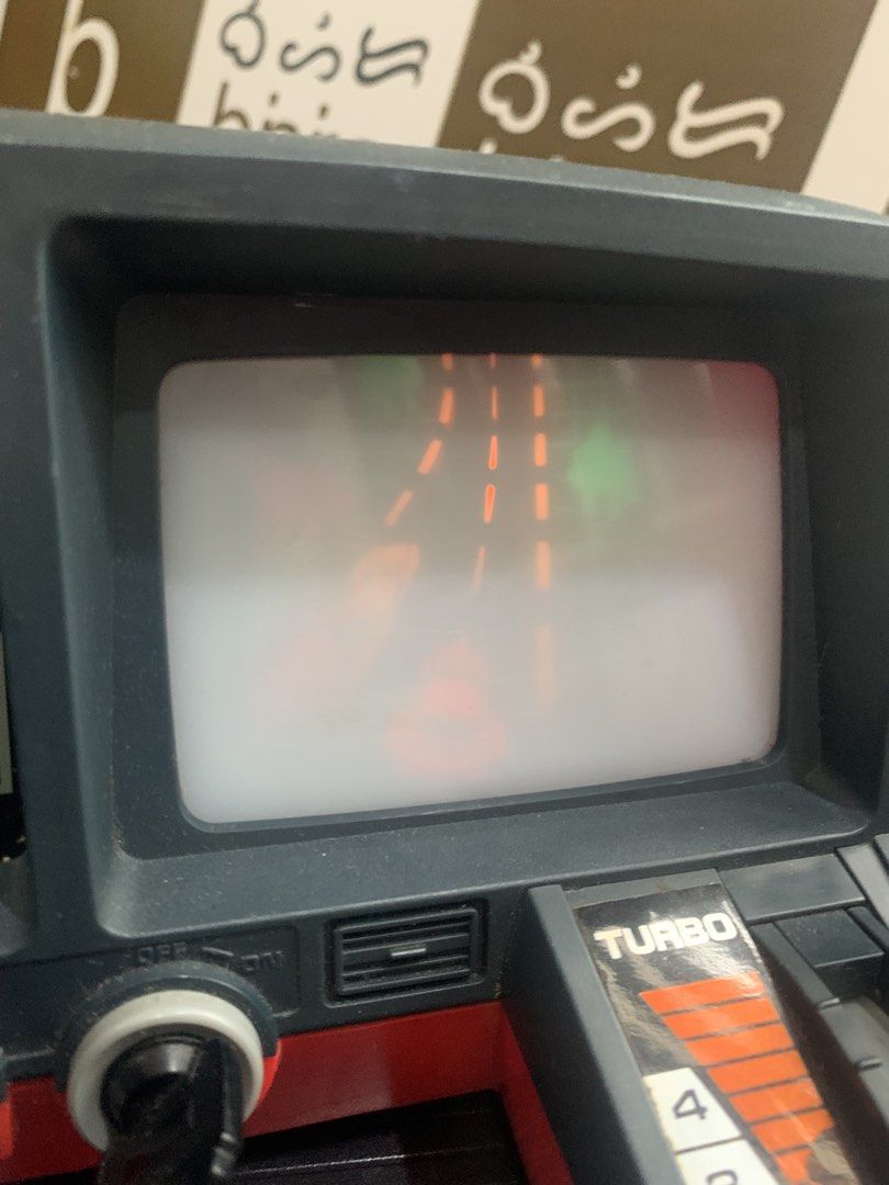 Tomy Turbo Driving - Vintage Arcade Type (Category: Interactive Toys) located in Carmona. Submitted by bihira (Listing ID 1470007551, Image 2). Description: Tomy Turbo Driving - Vintage Arcade Type - WYSIWYG - Tested working - As is / signs of use - see detailed photos.