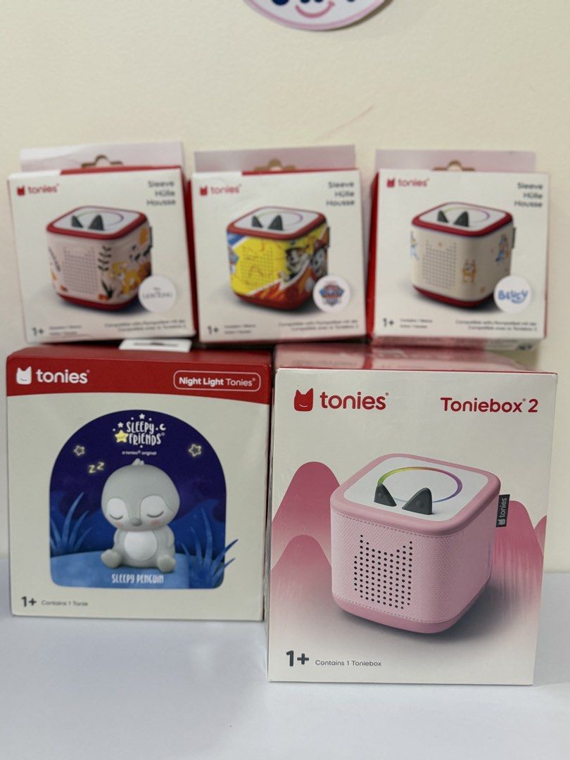 Tonies Toniebox 2 Audio Player Starter Set and Figures (Category: Portable Music Players) located in Cainta. Submitted by dhansoyyyy (Listing ID 1470011128, Image 3). Description: Toniebox 2 Pink - 9500 Tonies Figure ranges from 1350-1600 CREATIVE TONIES ON SALE 900 each.