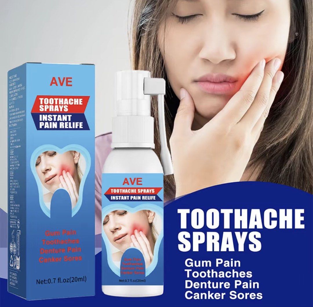Toothache spray (Category: Travel Essentials & Accessories) located in Manila. Submitted by vintageaccessories (Listing ID 1470109484, Image 1). Description: .