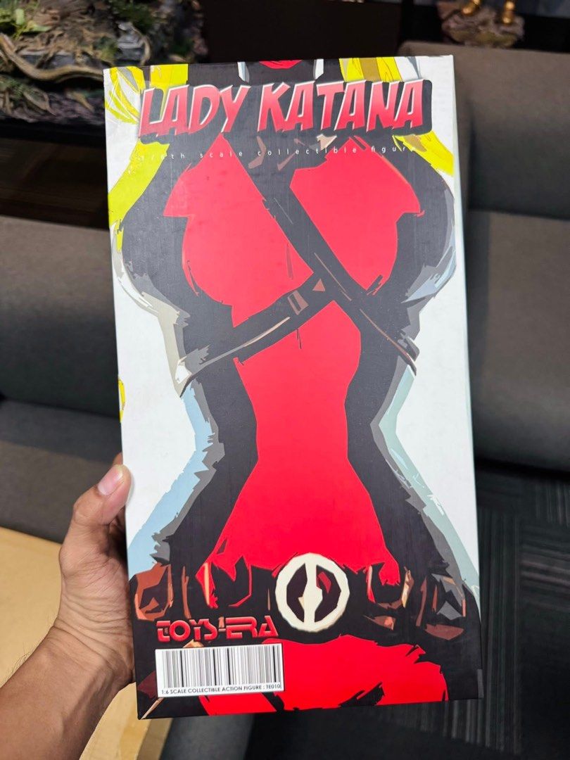 Toys Era (LadyPooL) 1/6 Scale (Category: Figurines & Statues) located in Paranaque City. Submitted by icko007 (Listing ID 1469977146, Image 1). Description: Toys Era Lady Katana (LadyPooL) 1/6 Scale Condition, complete accessories never out of the box yung Figure pinicturan lang. Dyan sa Foam nya. what you see what you get (Flaking) Old figure manage your expectation Price 4.2k nlang Last Price No Rush Shipping /Dibs now pay now Location Paranaqu