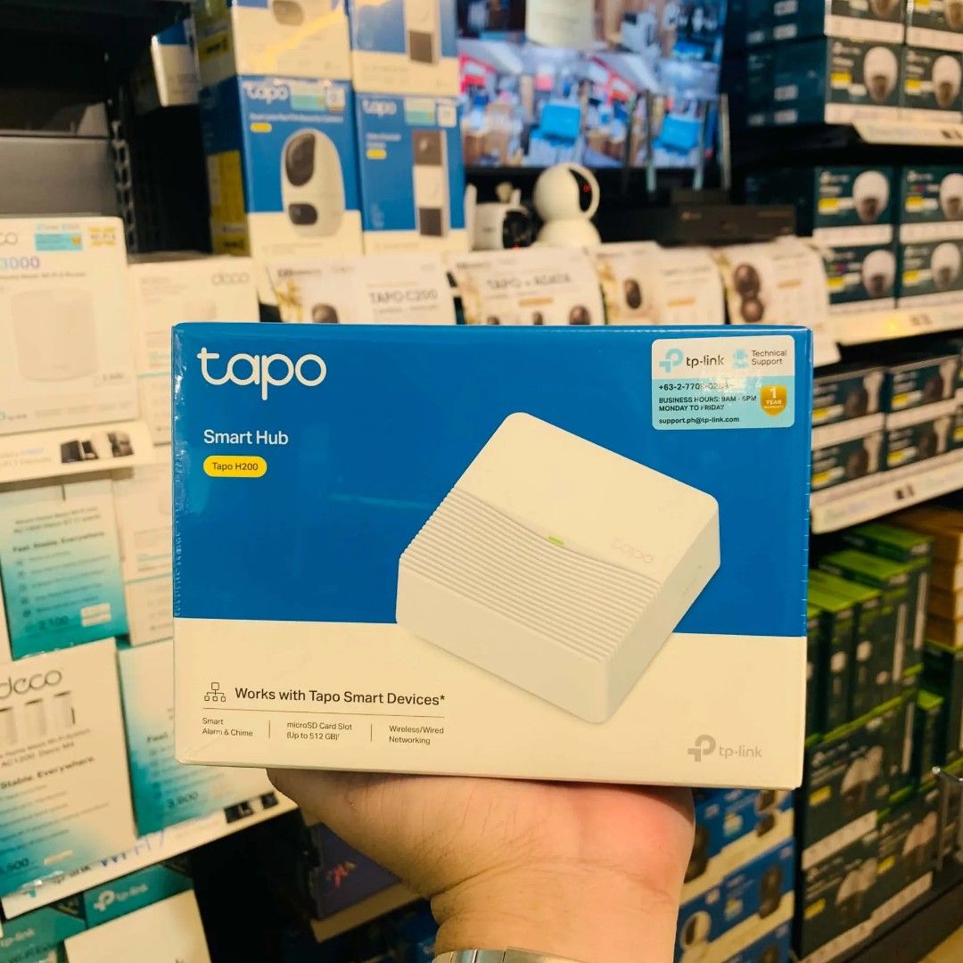 TP-Link Tapo H200 Smart Hub (Category: Office & Business Technology) located in Pasay City. Submitted by gogadgetswithjaja (Listing ID 1469983985, Image 1). Description: TP-Link Tapo H200 Smart Hub 🔎Please visit brands official website for more details of products specs and features. ❗️Prices are subject to change without prior notice. ✅️Actual picture posted. Brand New & Sealed. ✅️With receipt (OR or DR) ✅Actual picture posted. ️All products ar
