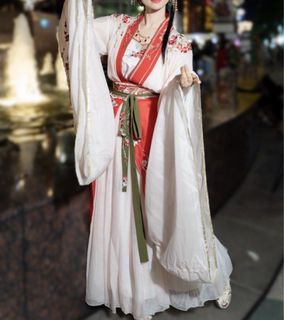Hanfu Blue Outfit DnD Party, Women's Fashion, Dresses & Sets ...