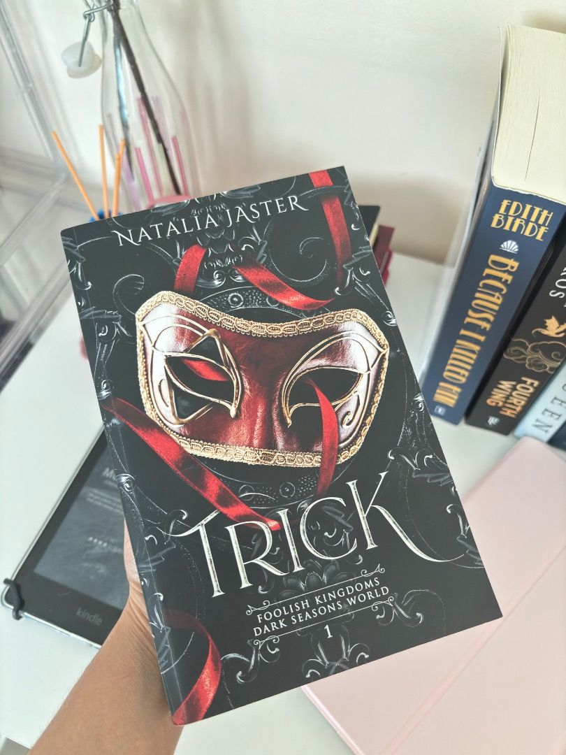 Trick by Natalia Jaster (Category: Storybooks) located in Imus. Submitted by thebookafterromantasy (Listing ID 1470003793, Image 2). Description: 🌙 THE BOOK AFTER | PRELOVED BOOKS 📖 TRICK by Natalia Jaster Format: Paperback Condition: Very Good Reading Status: Unread Bought in Amazon US ✨ Book Condition: Personally owned and well-maintained Never read; kept on bookshelf Cover and spine are in excellent overall condition Pages are clean and inta
