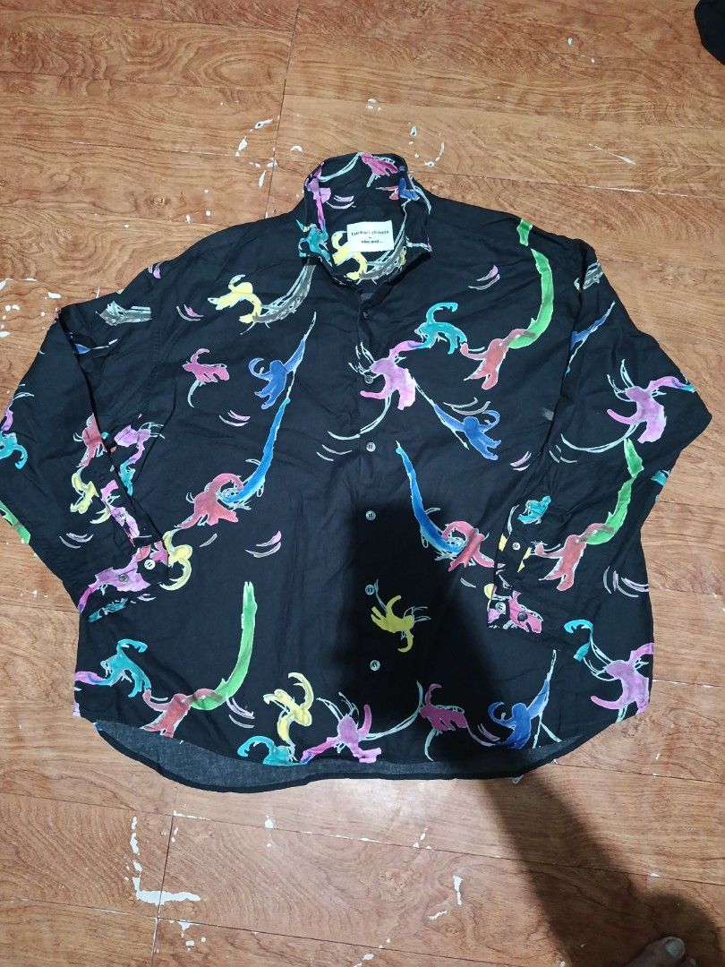 TSUMORI CHISATO (Category: Longsleeves) located in Mandaluyong City. Submitted by newdepot (Listing ID 1470097688, Image 1). Description: tsumori chisato by niko and ... graphic long sleeve sz 3 ( 26*29) shoulder to wrist 20 condition 9/10.