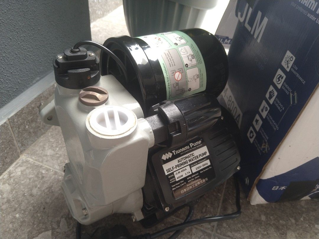 400a Timer Tsunami Water Pump JLM-400A, Furniture & Home Living, Gardening, Hose ...