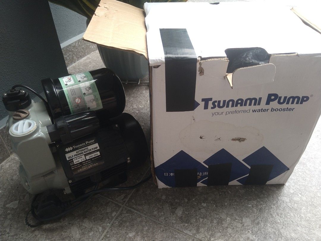 400a Timer Tsunami Water Pump JLM-400A, Furniture & Home Living, Gardening, Hose ...