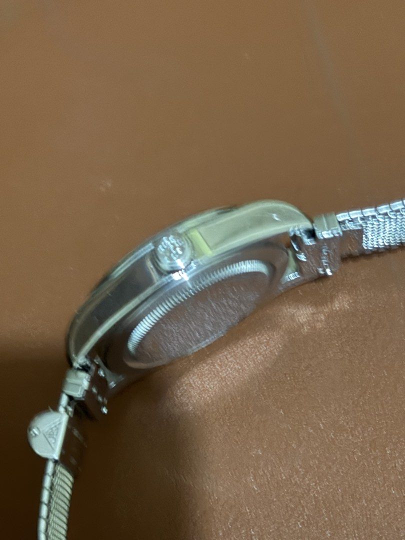 Tudor Black Bay 36 (Category: Luxury Watches) located in Mandaluyong City. Submitted by punywrist (Listing ID 1470030332, Image 3). Description: For sale Black Bay 36 on a orig brown leather strap Ref 79500 Discontinued smiley dial Good Condition 9/10 Unpolished Year 2019 Local 36mm 150wr Forstner strap not included .