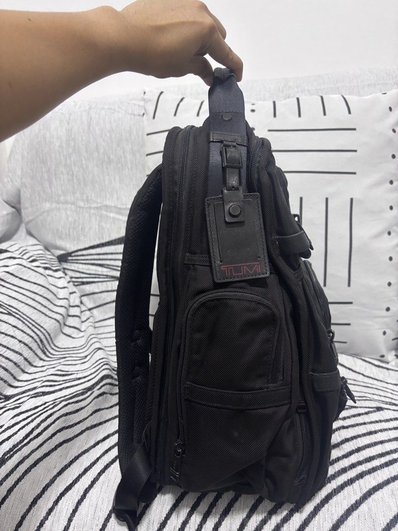 Tumi Alpha 3 (Category: Backpacks) located in Butuan. Submitted by johntams2000 (Listing ID 1470083942, Image 3). Description: Tumi Alpha 3 Backpack nylon with leather.