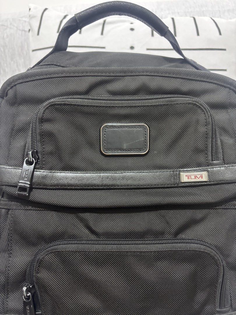 Tumi Alpha 3 (Category: Backpacks) located in Butuan. Submitted by johntams2000 (Listing ID 1470083942, Image 2). Description: Tumi Alpha 3 Backpack nylon with leather.