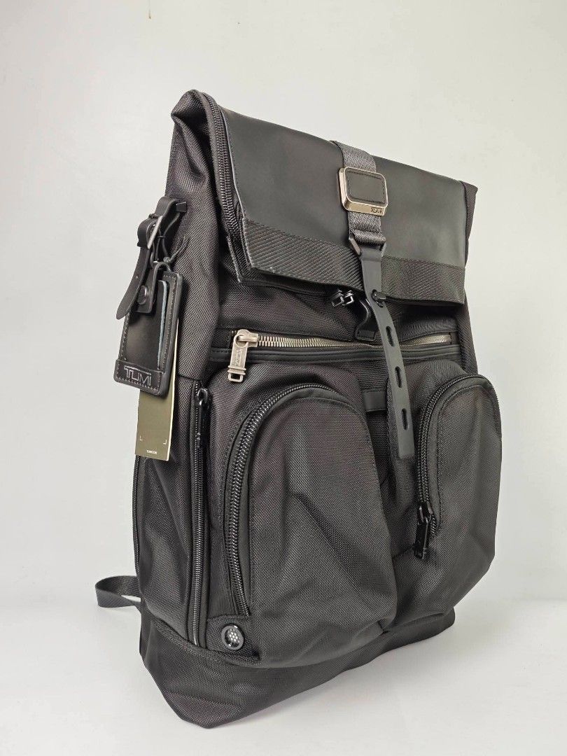 TUMI Alpha Bravo Surveillance Flap Backpack in black. (Category: Backpacks) located in Quezon City. Submitted by rnjcollections_eleganteph (Listing ID 1469973361, Image 2). Description: .